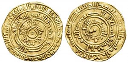 IMPERO ABBASIDE - Al Mustansir (1036-1094) - Dinar - 1054 - (AU g. 4,29) R ICV 837; Miles 307 - SPL