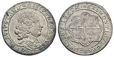 AVIGNONE - Alessandro VII (1655-1667) - Luigino - 1662 - AG RR Ser. 147; Munt. 44 A nome del Cardinale Flavio Chigi Bellissimo esemplare Tra i migliori mai apparsi sul mercato - SPL-FDC