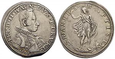FIRENZE - Ferdinando II (1621-1670) - Piastra - 1638 - AG RR CNI 106; MIR 292/8 - BB-SPL