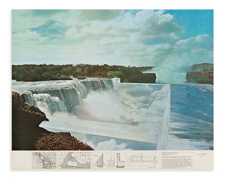 SUPERSTUDIO GROUP (1966-1986) - Niagara o l'architettura riflessa (la seconda serie della natura), 1970