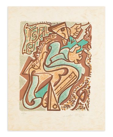 ANDRÉ MASSON (1896-1987) - Senza Titolo (Une étoile de craie)