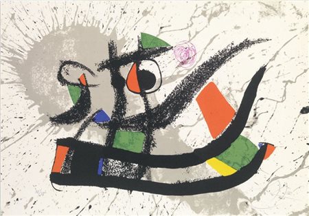 Joan Miró Barcellona 1893 - Palma di Maiorca 1983 Barcelona III, 1975...