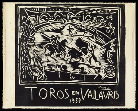 Pablo Picasso Malaga 1881 - Mougins 1973 Toros en Vallauris, 1954...