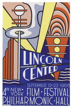 Roy Lichtenstein New York 1923 - 1997 Lincoln Center Poster, 1966 Litografia...