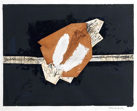 Arturo Carmassi Lucca 1925 Collage per Marguerite Youcenar III, 1990 Collage...