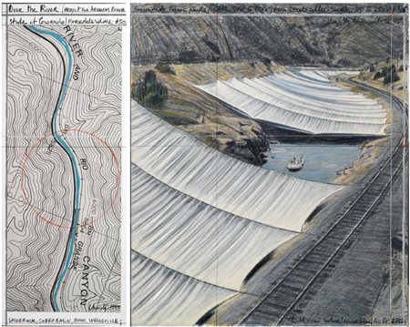 Christo Gabrovo 1935 Over the River (Project for Arkansas River, State of...