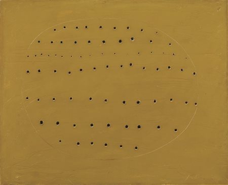 Lucio Fontana Rosario Santa Fè 1899 - Varese 1968 Concetto spaziale, 1960...