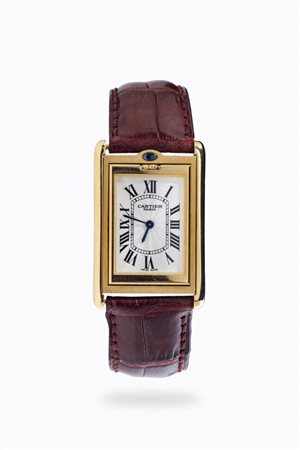 CARTIER<BR>Mod. “Tank Basculante“, ref.2499c, anno 2013