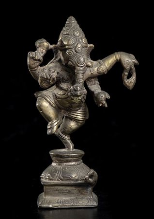 GANESHA DANZANTE IN BRONZO
India, XX secolo