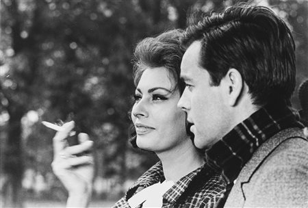 Tazio Secchiaroli (1925-1998)  - Sofia Loren e Robert Wagner, 1960s