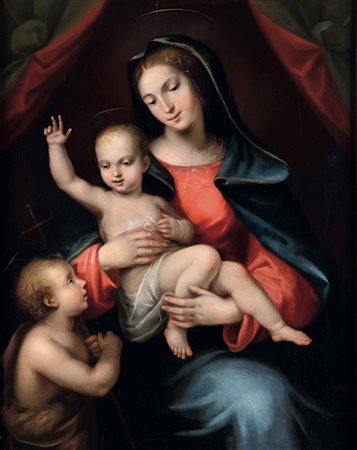 Albertinelli Mariotto, Madonna col Bambino e San Giovannino
