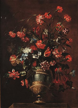 Nuzzi Mario, Natura morta con vaso di fiori