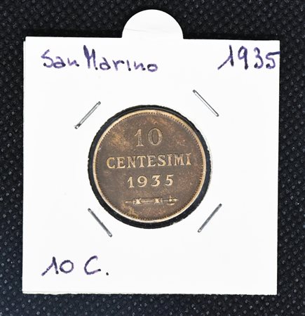 10 CENTESIMI REPUBBLICA DI SAN MARINO 1935