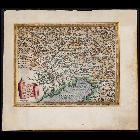 Abraham Ortelius (Anversa 1527 –  1598), 'Friuli', 1573