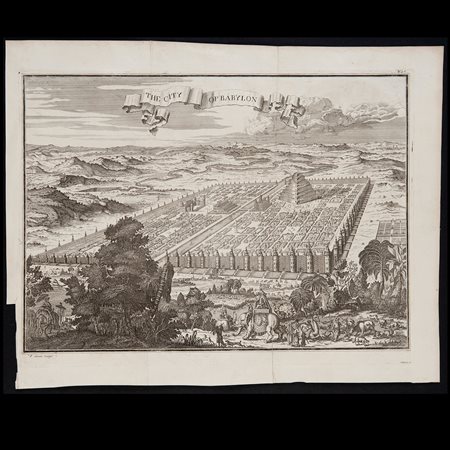 Philip Simms (attivo a Dublino tra il 1725 e il 1749), 'The city of Babylon', Irlanda ca. 1740 