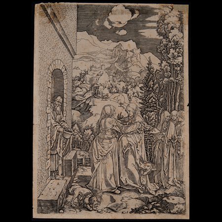 Marcantonio Raimondi (Molinella ca. 1480 – Bologna 1534), da, La Visitazione