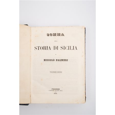 Niccolò Palmieri, STORIA DELLA SICILIA