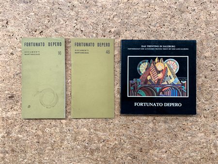 FORTUNATO DEPERO - Lotto unico di 3 cataloghi