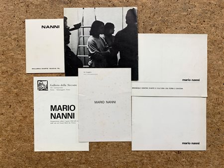 MARIO NANNI - Lotto unico di 6 cataloghi