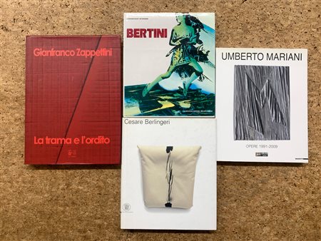 ARTE ITALIANA DEL DOPOGUERRA (BERTINI, ZAPPETTINI, MARIANI E BERLINGERI) - Lotto unico di 4 cataloghi