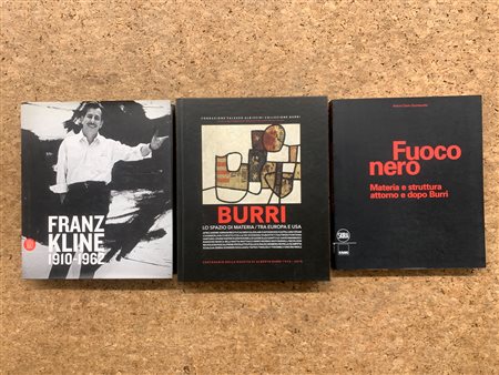 ALBERTO BURRI E FRANZ KLINE - Lotto unico di 3 cataloghi