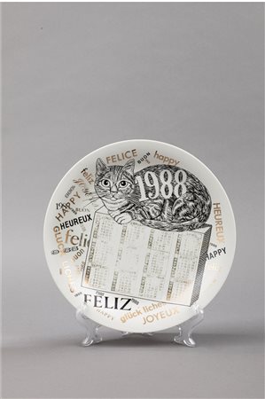 Piero Fornasetti - Piatto calendario