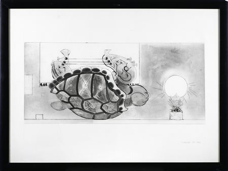 SUTHERLAND GRAHAM (1903 - 1980) 3rd state. Acquaforte. Cm 85,00 x 63,00....