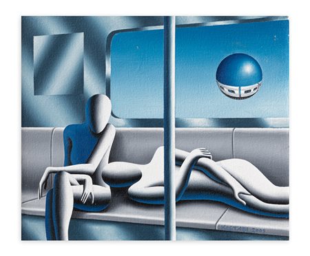 MARK KOSTABI (1960) -Train of Thought, 2009