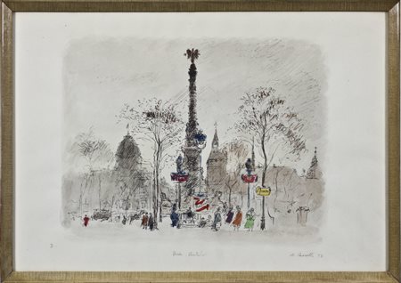 Michele Cascella, Paris, Chatelet, 1953