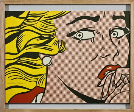 Roy Lichtenstein, Crying Girl (Invito Leo Castelli), 1963