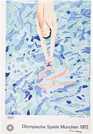 David Hockney, The Diver, 1972