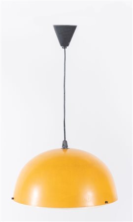 Lampada a sospensione in metallo e plastica. Prod. Danimarca, 1960 ca. Cm...