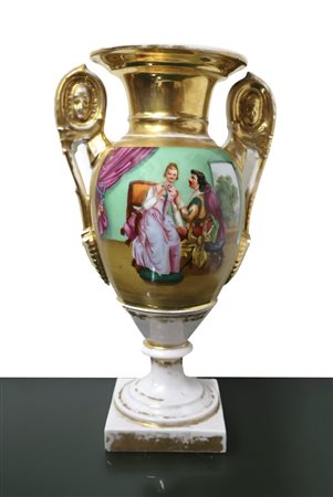 Importante vaso in porcellana , nineteenth century