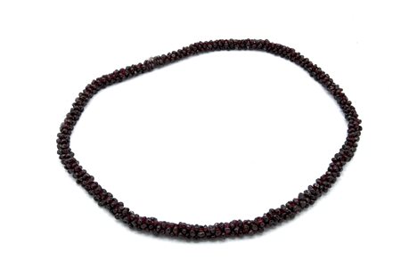 COLLANA CON MICROPIETRE A TORCHON lunghezza cm 32