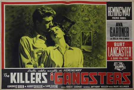 Fotobusta ''I gangsters'', 1957