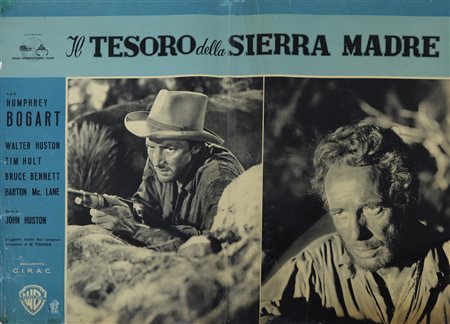 Fotobusta ''Il tesoro della sierra madre'', 1957