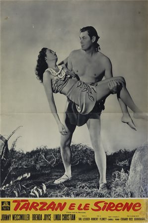 Fotobusta ''Tarzan e le sirene''