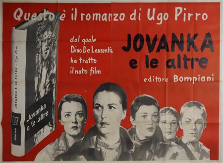 Manifesto cinema quattro fogli '''Jovanka e le altre'', 1960