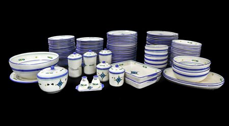 Ceramica di Vietri I.C.A. Giordano - Completissimo Servizio da tavola e da cucina  