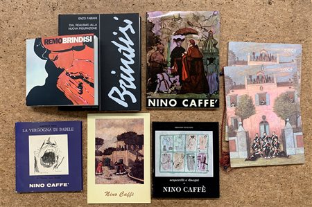 REMO BRINDISI E NINO CAFFÈ - Lotto unico di 6 cataloghi e 2 calendari