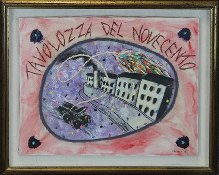 BRUNO DONZELLI, "Tavolozza del novecento", 1988