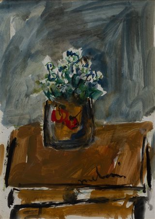 GINO MELONI Vaso di fiori, 1942