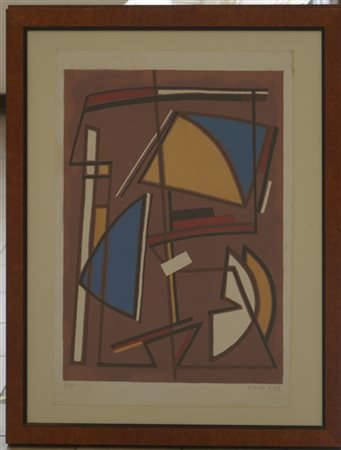 Alberto Magnelli "Senza titolo" 1970
litografia a colori
cm 65,5x45,4
firmata e