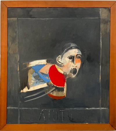 Alberto Gianquinto "Aiuto" 1972
olio su tela
cm 100x90
firmato, datato e titolat