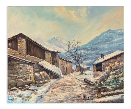 AUGUSTO CIS (1927-2005) - Val Camonica…pressi di Niardo