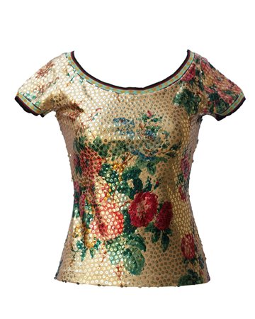 Jean Paul Gaultier SEQUINS T-SHIRT Description: Stretch jersey T-shirt...