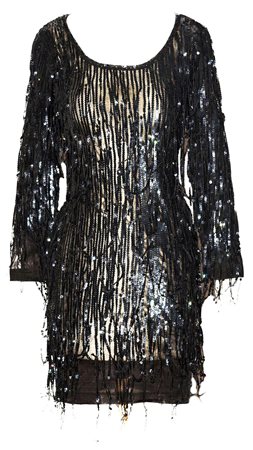 Jean Paul Gaultier IRIDISCENT SEQUINS DRESS Description: Stretch corsetry...