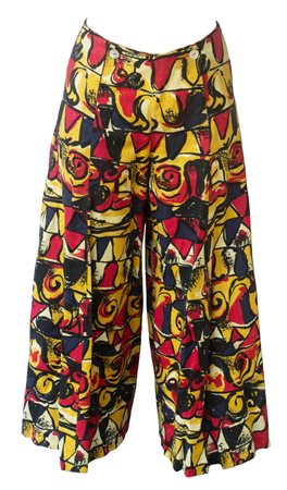 Martine Sitbon BAIADERA TROUSER Description: Printed silk bourette for this...