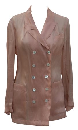 Jean Paul Gaultier ORGANDY JACKET Description: Double-breasted light weight...