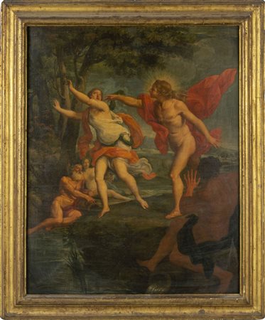 Scuola veneta sec.XVIII "Apollo e Dafne" 